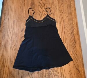 💙Silk & Cotton Black Chemise (Common Thread)